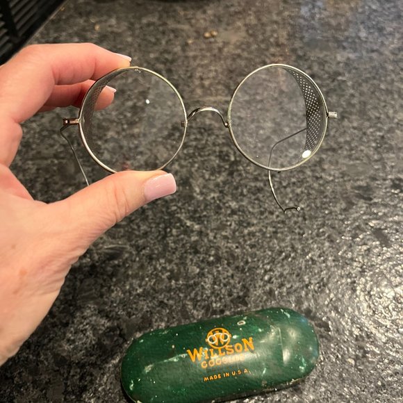 Antique Other - Antique Willson Goggles Safety Glasses Spectacles Cool Old Steampunk 1918
